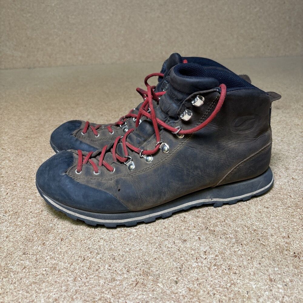 Scarpa Guida City GTX Alpine Hiking Boots 44.5 Mens 11 Brown Vibram